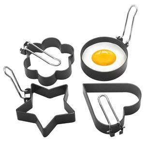 Iron + stainless steel omelette mold